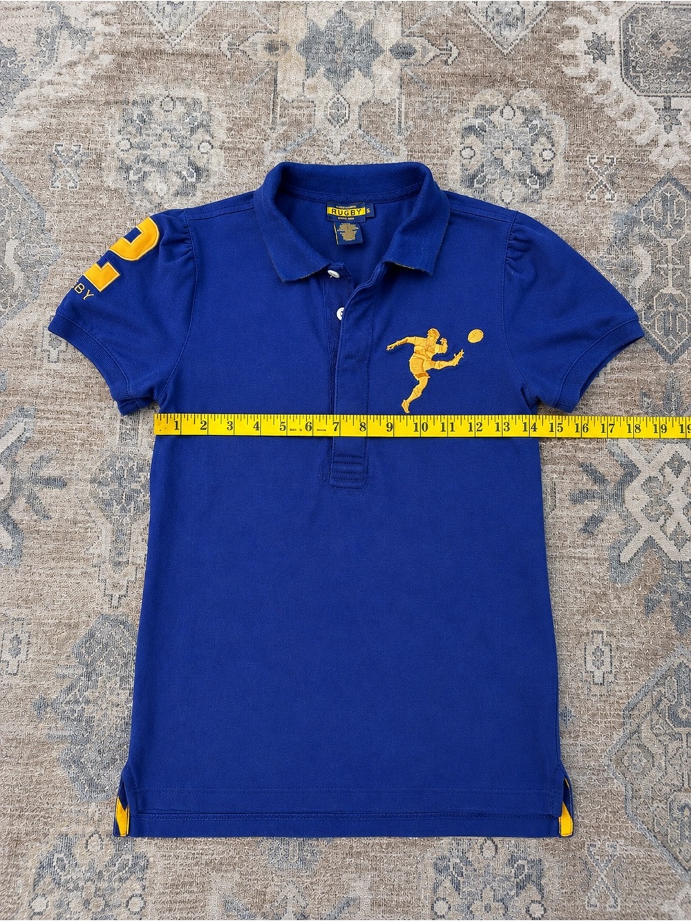Rugby Ralph Lauren Big Kicker #2 Polo Shirt Small Rare Discontinued - Picture 6 of 10